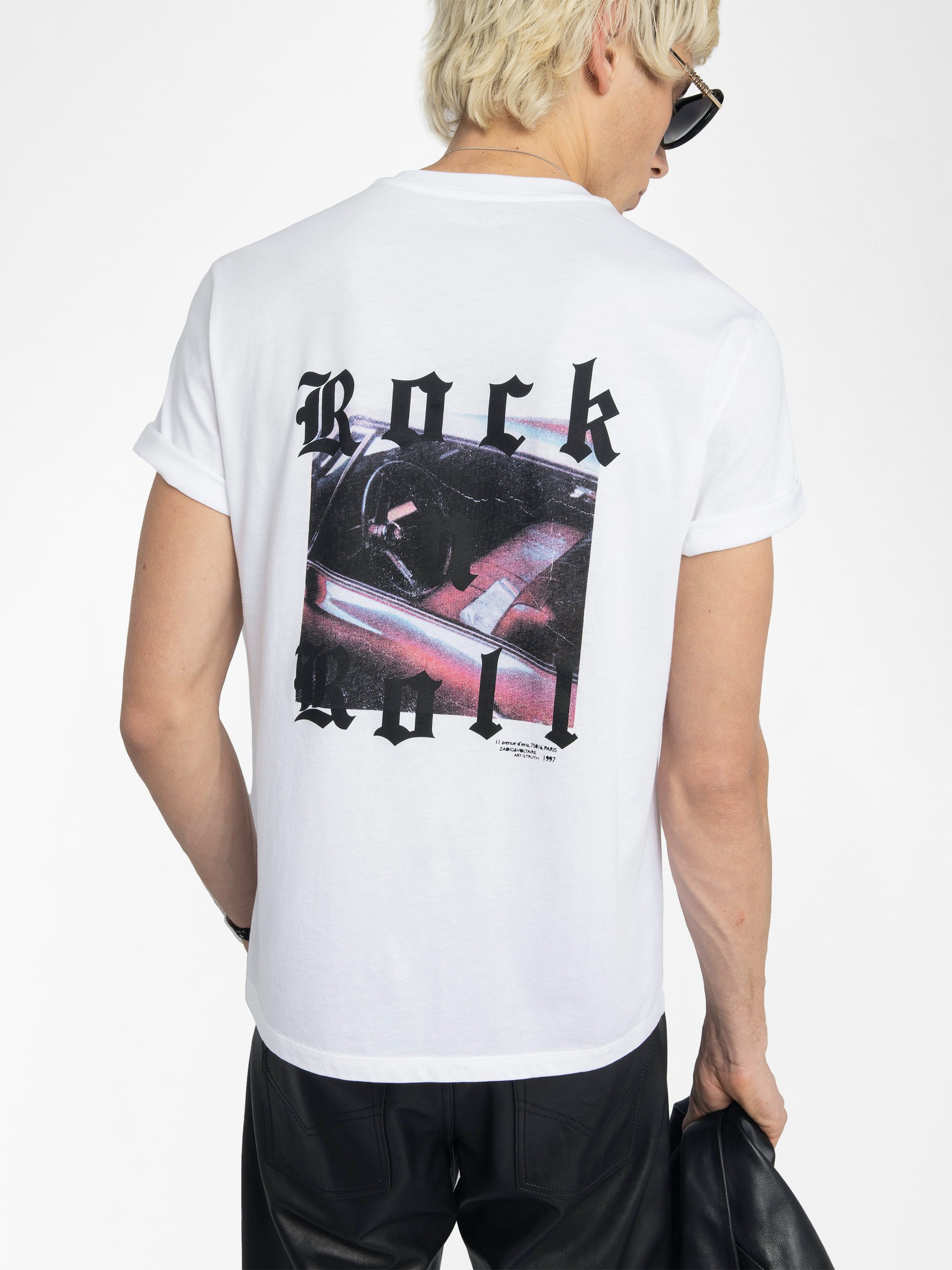 Tommy T-shirt - Short-sleeved T-shirt with photoprint on the back.